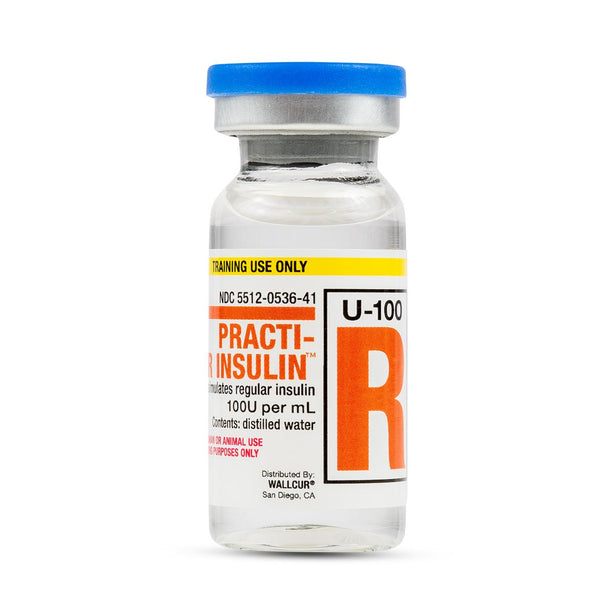 WALLCUR Practi-Insulin for Clinical Training 9405REG 40 Each-MDL-WLL9405REG