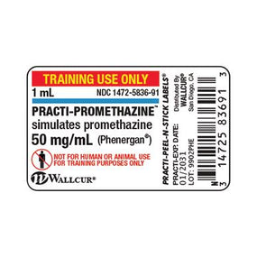 Wallcur Practi Drug Labels for Clinical Training 9902PHE - 100.0 Each