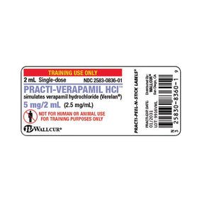 Wallcur Practi Drug Labels for Clinical Training 9916VML - 100.0 Each
