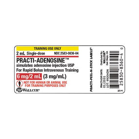 Wallcur Practi Drug Labels for Clinical Training 9920ADN - 100.0 Each