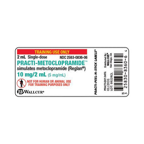 Wallcur Practi Drug Labels for Clinical Training 9922RGL - 100.0 Each