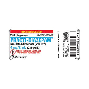 Wallcur Practi Drug Labels for Clinical Training 9924VLM - 100.0 Each