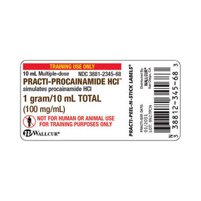 Wallcur Practi Drug Labels for Clinical Training 9927PCN - 100.0 Each