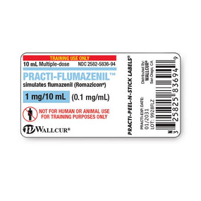 Wallcur Practi Drug Labels for Clinical Training 9928FLZ - 100.0 Each