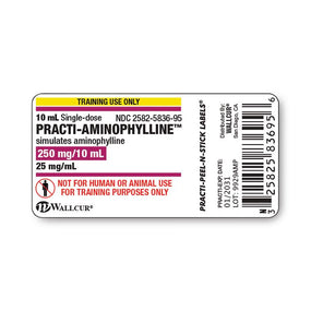 Wallcur Practi Drug Labels for Clinical Training 9929AMP - 100.0 Each