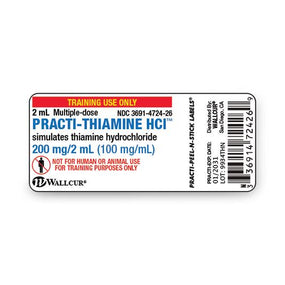 Wallcur Practi Drug Labels for Clinical Training 9934THN - 100.0 Each