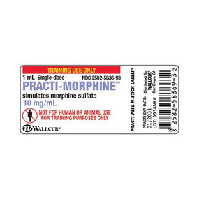 Wallcur Practi Drug Labels for Clinical Training 9938MRP - 100.0 Each