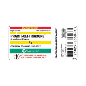 Wallcur Practi Drug Labels for Clinical Training 9947CTX - 100.0 Each