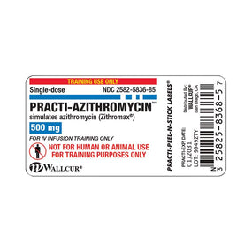 Wallcur Practi Drug Labels for Clinical Training 9949ZTY - 100.0 Each