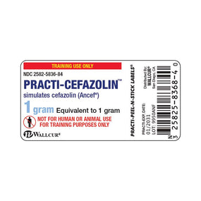 Wallcur Practi Drug Labels for Clinical Training 9950ANF - 100.0 Each