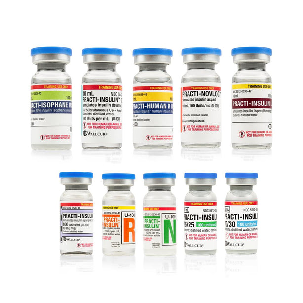 WALLCUR Practi-Insulin for Clinical Training SP-419 1 Each - MDL-WLLSP419