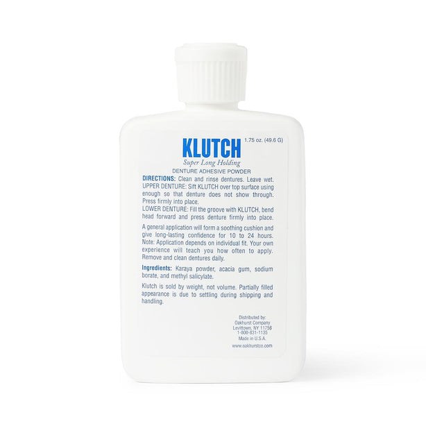 The Oakhurst Company Klutch Denture Adhesive powder 68970-8 - 1.0 Each