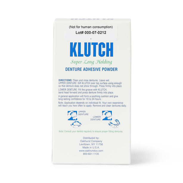 The Oakhurst Company Klutch Denture Adhesive powder 68970-8 - 1.0 Each