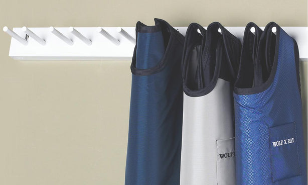 WOLF X-RAY Wall Mount X-Ray Apron Racks 16427 1 Each - MDL-WOL16427