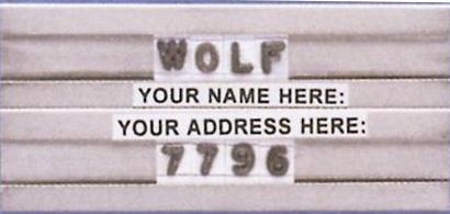 Legal Markers - 50127 - 1 Each - MDL-WOL50127