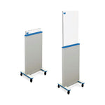 Wolf Radiation Shields Mobile X-ray Barrier, 28" Wide Panel, 45.25"-74" Adjustable Height - 56610 - 1 Each