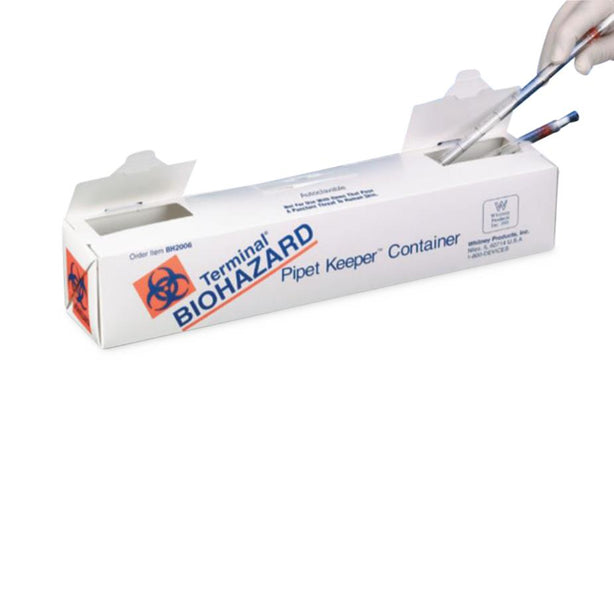 Whitney Pipet Container Biohazard Pipette Keeper, 2250 cc Capacity - BH2006 - 50 Each