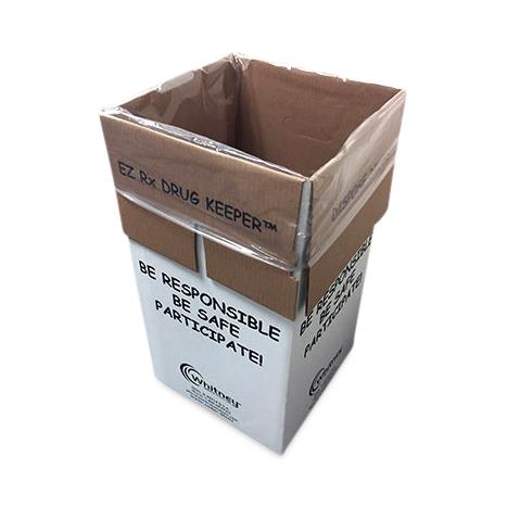 Whitney Prescription Collection EZ Rx Drug Keeper Box with Handles, 40L Capacity - BH2012 - 6 Each