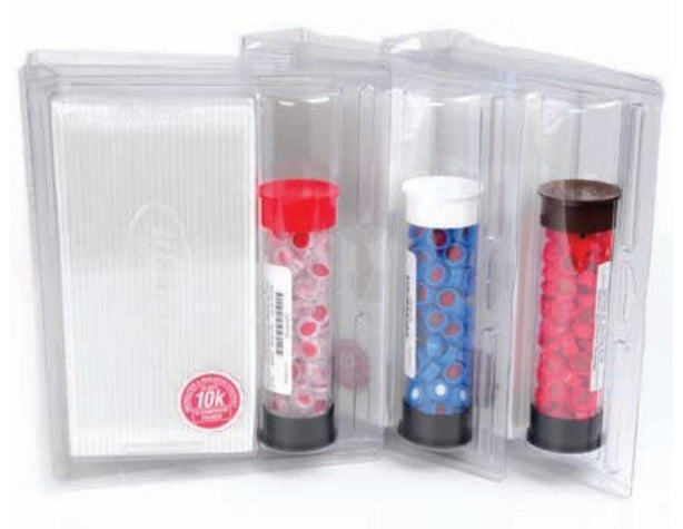 Dwk Life Sciences Wheaton Components / Assembled Vial Assembly Kit with Natural Cap and PTFE Septa, Clear, 9 mm - WTS091010NA