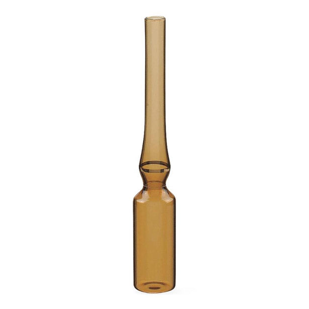 DWK Wheaton Gold-Band Pre-Scored Glass Ampule, Amber, 5 mL - 176799 - 144 Each
