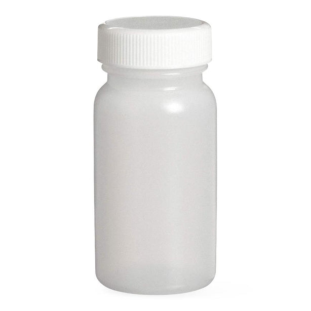 Dwk Life Sciences Wheaton Wide-Mouth Pack HDPE Wide Mouth Round Packer Bottle, Natural, 2 oz. - WTS209672