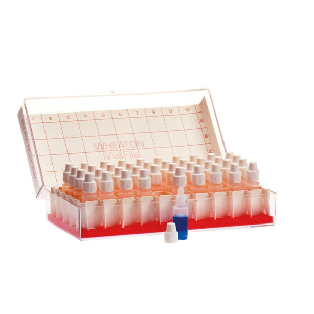 DWK Wheaton Bottle, Droppin, Ldpe, Nat, in Vial File, 3ML - 211641 - 40 Each