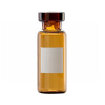 Dwk Life Sciences Wheaton Top Glass Standard Crimp Vial with 11 mm Closure and Writing Patch, Amber, 1.5 mL - WTS22369201