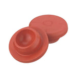 DWK Wheaton for Vacule Vials Stopper, Snap-On, Nat Red Rubber, 13 x 20 mm - 224100-180 - 1000 Each