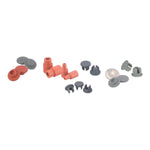 DWK Wheaton Leg Lyo W224100-193 Chlorobutyl 2-Leg Lyophilization Style Stopper for 13 mm x 20 mm Bottle Mouths, Gray - MDL-WTS224100193 - 1000 Each