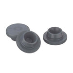 Dwk Life Sciences Wheaton Ultra Pure Straight Plug Stopper, Bromobutyl, Gray, 13 x 20 mm - WTS224100405