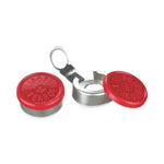 Dwk Life Sciences Wheaton Aluminium Unlined Aluminum Seal, Flip Cap Tear-Off, Red, 20 mm - 224208 - 1000 Each