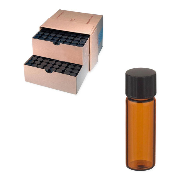 Wheaton Amber Sample Vial in Lab File - 224681 - 288 Each - MDL-WTS224681