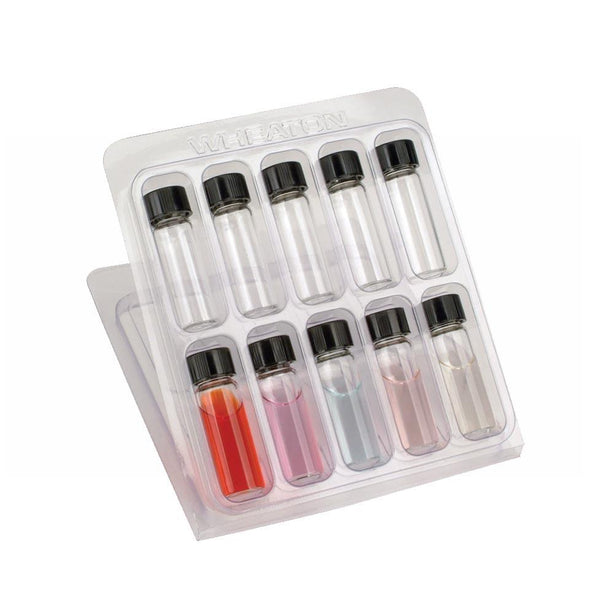 DWK Wheaton Sample In Mini-File 224841 Vial, Sampl, Mini Fil, Clr, 8-425, Rub Ln, 2ML - MDL-WTS224841 - 50 Each
