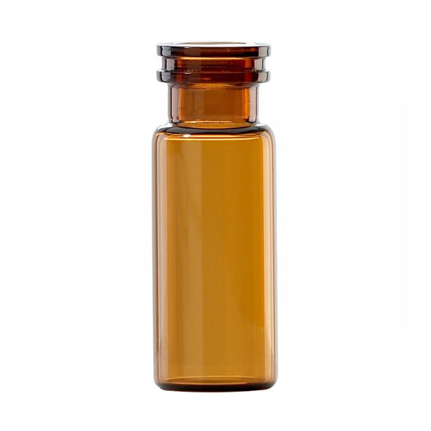 Dwk Life Sciences Wheaton Clear Crimp E-Z Vial with Snap Ring, Amber 12 mm x 32 mm, 1.8 mL Size - WTS22517902