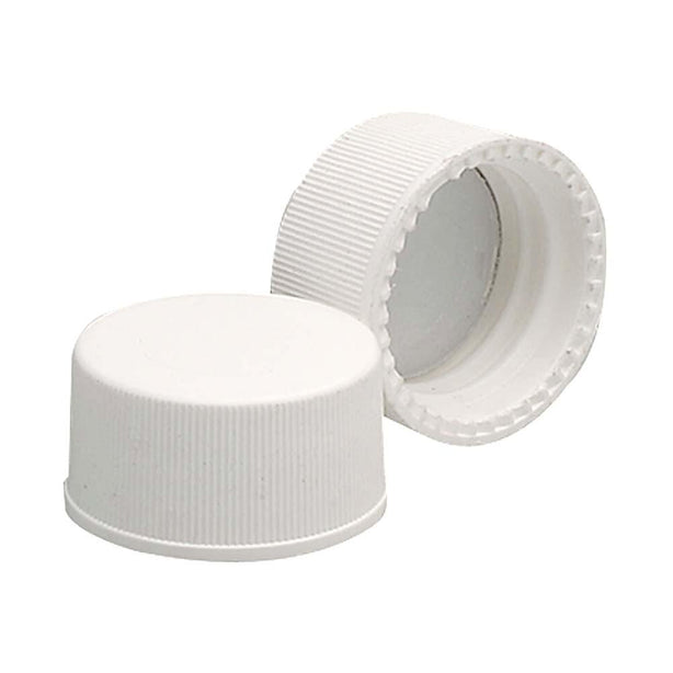 Dwk Life Sciences Wheaton Poly-Vinyl Polypropylene Screw-On Cap with Poly / Vinyl Liner, White, Cap Closure Size 15-425 - WTS239202