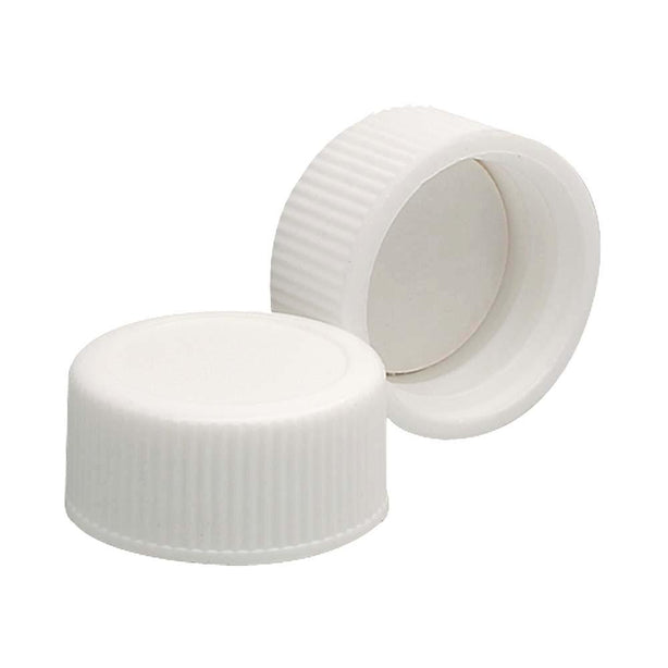 Dwk Life Sciences Wheaton Poly-Vinyl Polypropylene Screw-On Cap with Poly / Vinyl Liner, White, Cap Closure Size 20-400 - WTS239205
