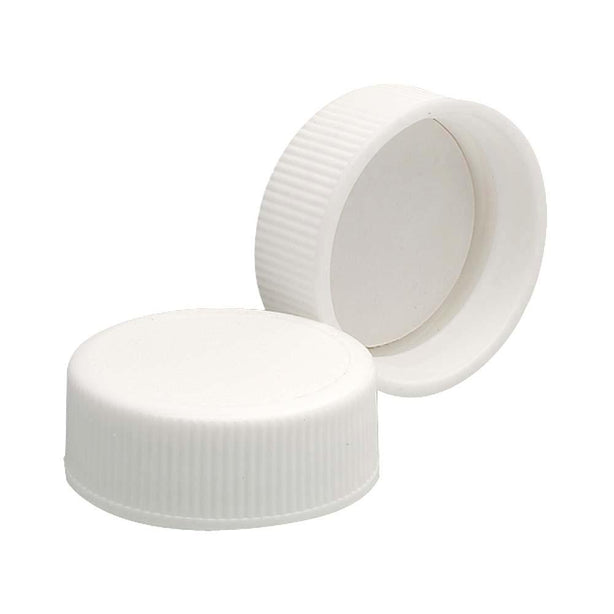 Dwk Life Sciences Wheaton Polypropylene Solid-Top White Cap with Foamed PE Cap Liner, Cap Closure Size 28-400 - WTS239283