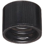 Dwk Life Sciences Wheaton Phenolic Screw-On Cap with Rubber Liner, Black, Cap Closure Size 18-400 - WTS240215