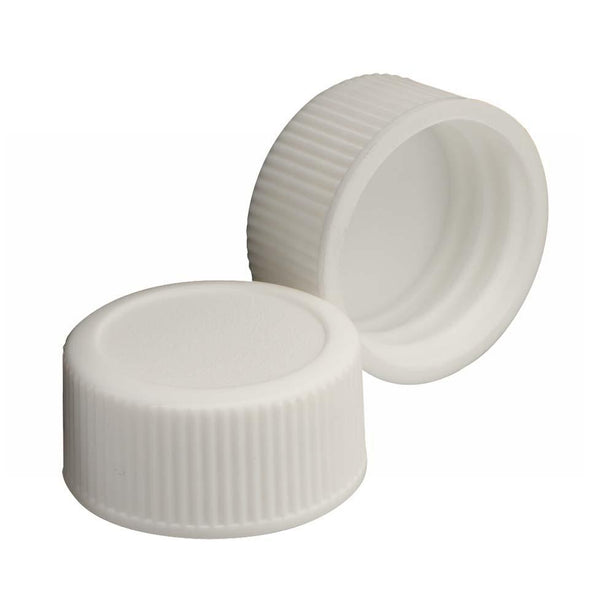 Dwk Life Sciences Wheaton Closed Screw-On Polypropylene Solid-Top Cap, Unlined, Cap Closure 20-400, White - WTS24070602