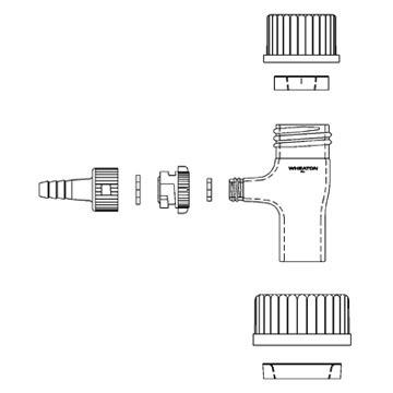 Dwk Life Sciences Wheaton Liner For Cap 240755 - 10.0 Each