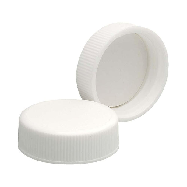Dwk Life Sciences Wheaton Polypropylene Solid-Top White Cap with Foamed PE Cap Liner, Cap Closure Size 24-410 - WTS242222
