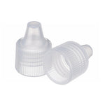 DWK Wheaton PP Dropper Tip 242511-01 Polypropylene Dropper-Tip Cap, Size 15-415, Natural - MDL-WTS24251101 - 100 Each