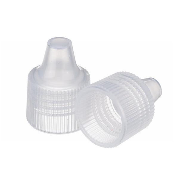 DWK Wheaton PP Dropper Tip 242511-01 Polypropylene Dropper-Tip Cap, Size 15-415, Natural - MDL-WTS24251101 - 100 Each