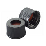 DWK Wheaton Nat One-Sep 242760 Cap, Ot, Pp, Black, Ptfe Red Rubber, 10-425 - MDL-WTS242760 - 100 Each