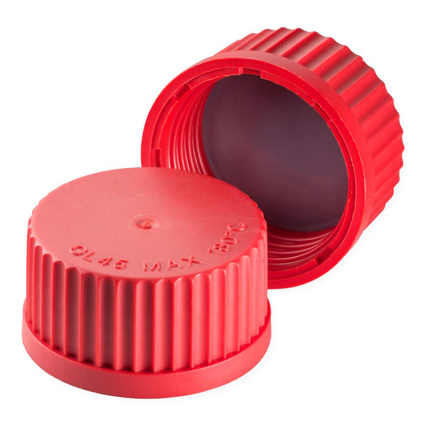 Duran PBT Red GL High-Temp Screw Caps - 292402807 - 1 Each - MDL-WTS292402807