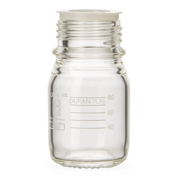 DWK 818012406 Duran Pure Glass Bottle, GL 45 Thread, Clear, 100 mL - MDL-WTS818012406 - 1 Each