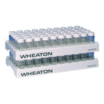 Dwk Life Sciences Wheaton POS with ID Polypropylene Vial Rack, Open Inner Diameter 28.1 mm, 50 Positions - WTS868806