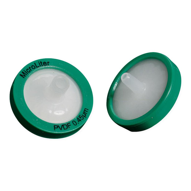 DWK Wheaton Syringe Filter, 25 mm, 0.45 um Pore, PVDF - F25-4045 - 100 Each