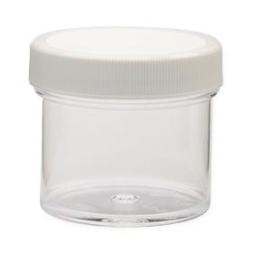 Dwk Life Sciences Wheaton Polypropylene Jar with Foam PE-Lined Polypropylene White Screw Cap, 53-400 Thread, 60 mL - W209913 - 48 Each