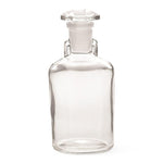 DWK Wheaton Dropping Ground Round Dropper Glass Bottle with Glass Stopper, 50 mL, Clear - W211734 - 6 Each